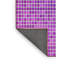 Tapis géométrique mauve / blanc-321009714