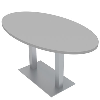 Table de conférence avec bases doubles