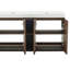 Ensemble de meuble-lavabo autoportant en noyer Winston 60F-130186787