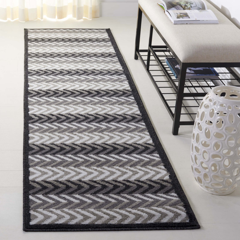 Lisel Performance Striped Rug, Runner 2'2" x 8'