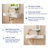 30'' x 18'' White Rectangular Vitreous China Wall Mount Bathroom Sink with Faucet Hole