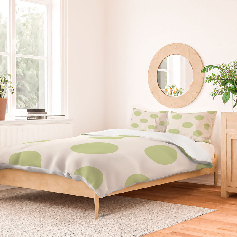 Housse de couette en microfibre, Vert, Housse de couette pour grand lit