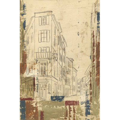 Streets Of Downtown I by Ethan Harper - Wrapped Canvas Art Prints