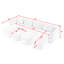 Canapé modulaire en U