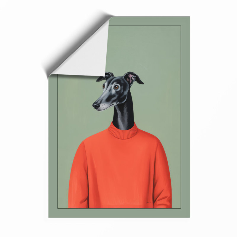 Dog-Headed Portrait Novelty - Print, Unframed, A2 - 59.4 x 42.0 cm