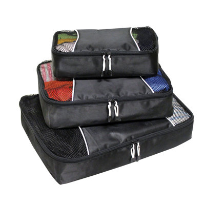 Ensemble de cubes d’emballage en tissu 3 pièces