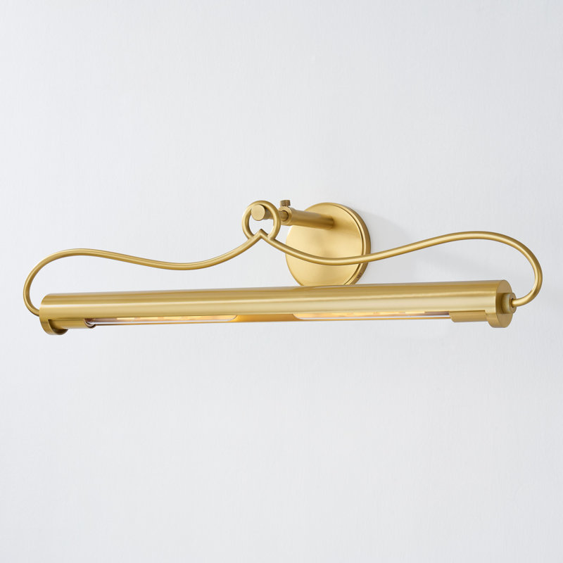 Berun 2 Light Picture Light, Old Bronze, 6.75" H x 28.25" W x 28.25" D