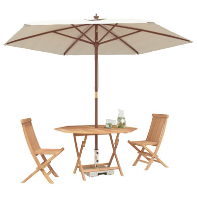 Teak Patio Dining Set with