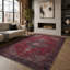 Netline Home Linked Patina Burgundy Vintage Washable Rug-135773133