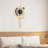Metal Wall Clock With LED Light-1290585601