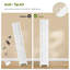 Armoire de rangement haute pour salle de bain avec 6 portes, armoire de rangement autoportante avec tablettes réglables, armoire de rangement pour cuisine, salon, blanc