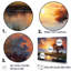 «Sunrise Autumn Country Panorama», ensemble d'art mural sur toile-107762074-107762077