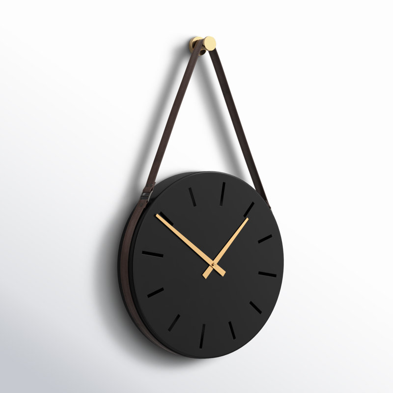 Horloge murale, Noir