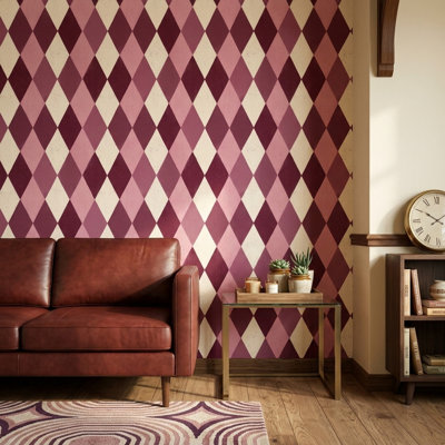 Mid Century Modern Wallpaper Retro Removable Geometric Wall Double Roll