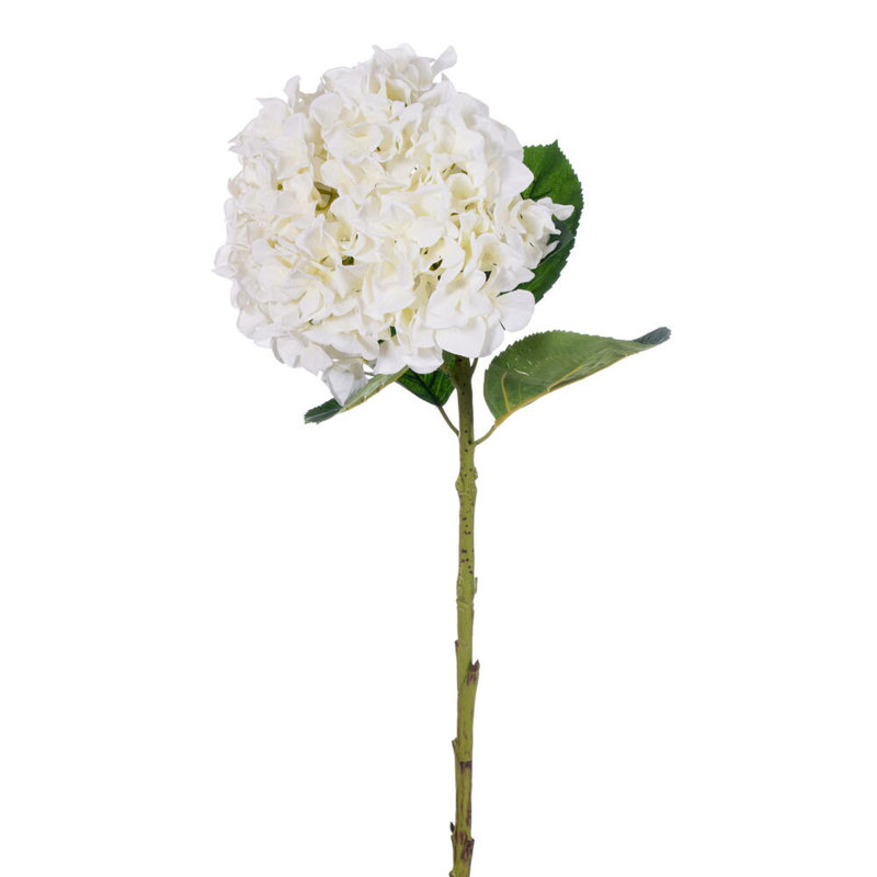 Fabric Hydrangea Arrangement, White