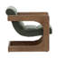 Chaise d'appoint Bridges sauge-1017701695