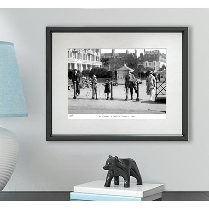 Ramsgate, A Family Outing C1920 by Francis Frith - Single Picture Frame Print, 60cm H x 80cm W x 2.3cm D