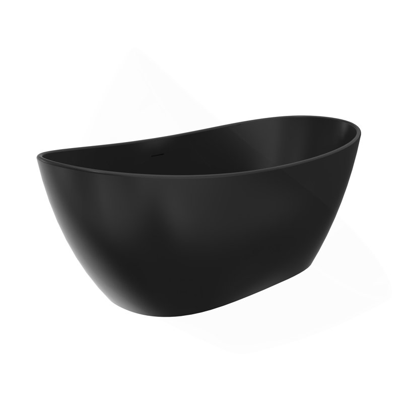 65 Inch Artificial Stone Solid Surface Freestanding Bathroom Bathtub