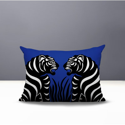Pulo Tiger Reversible Indoor/Outdoor Rectangle Pillow