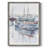 Watercolor Harbor Study I Framed Print - Solid Wood-79158669