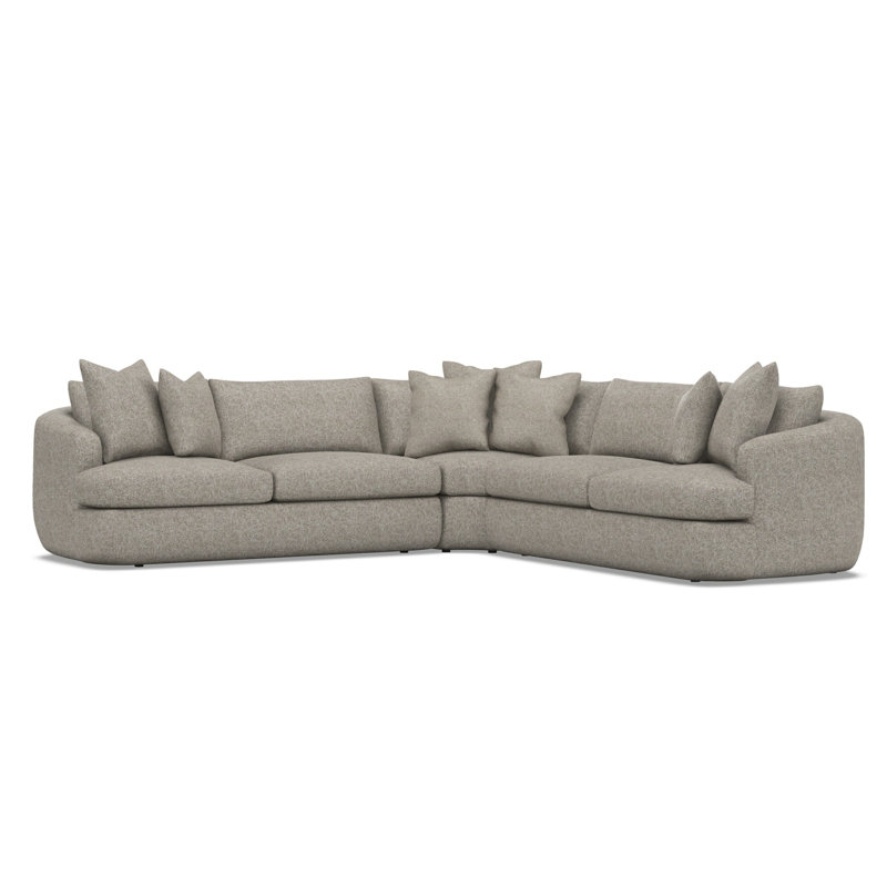 Jules Fabric 3 Pc Sectional, 1697-012