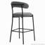 Tabourets de bar 26 po à hauteur de comptoir en tissu Teddy-115824179