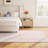 Teasdale Oriental Handmade Tufted Wool Area Rug in Pink/Ivory-103955330