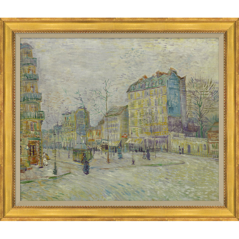 «Boulevard De Clichy» par Vincent Van Gogh - reproduction d'un seul cadre