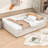 Upholstered Daybed with Built-in USB Ports and Two Storage Drawers-551723570