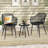 George Oliver 3 Piece Patio Bistro Set All Weather Heavy Duty Table And Chairs Set Of 2-1433691520