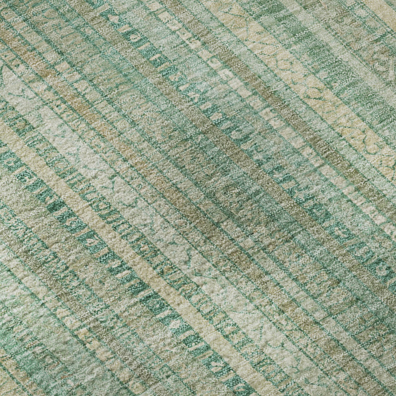 Premium Machine Washable Filiberto AMF1655 Stripes Rug, Rectangle 10' x 14'