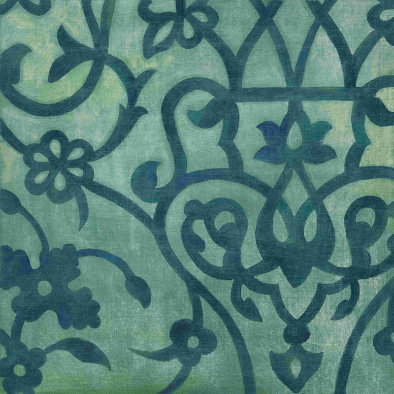 Motif persan IV, H 12 po x l 12 po