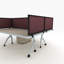 Panneau d'intimité acoustique fixé au bureau-16490125-16490103-16490100
