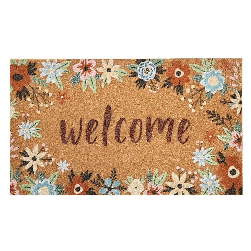 Tapis de porte antidérapant pour l'extérieur et l'intérieur: Tapis de bienvenue intérieur et extérieur durable