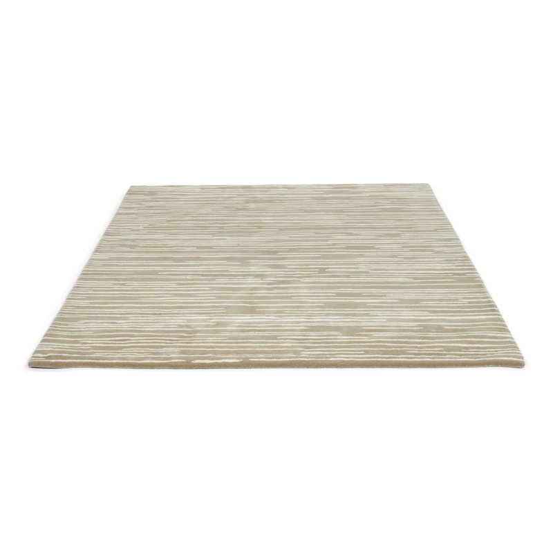 Abstract Area Rug in Brown, Rectangle 3'11" x 5'11"