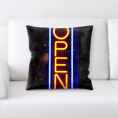 Vela Open Throw Pillow