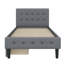 Lit plateforme simple tapissier avec 2 tiroirs-1046420129