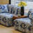 Italian Light Luxury Simple Blue Sofa