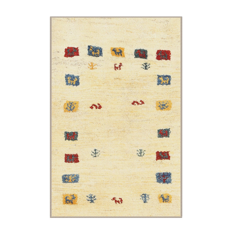 Tapis beige contemporain, Rectangle 2 pi x 3 pi