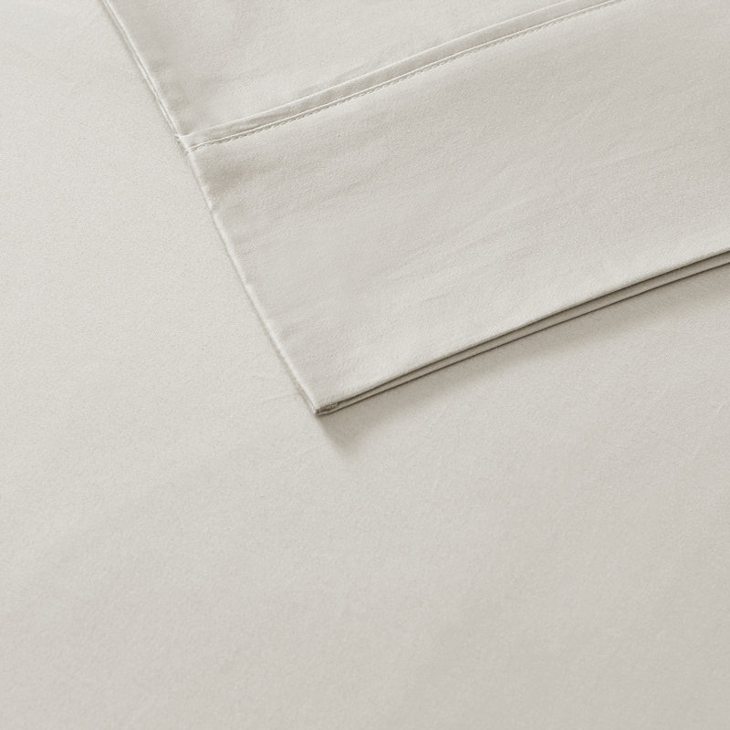 Farwell 300 Thread Count Cotton Deep Pocket Sheet Set, Ivory, Queen