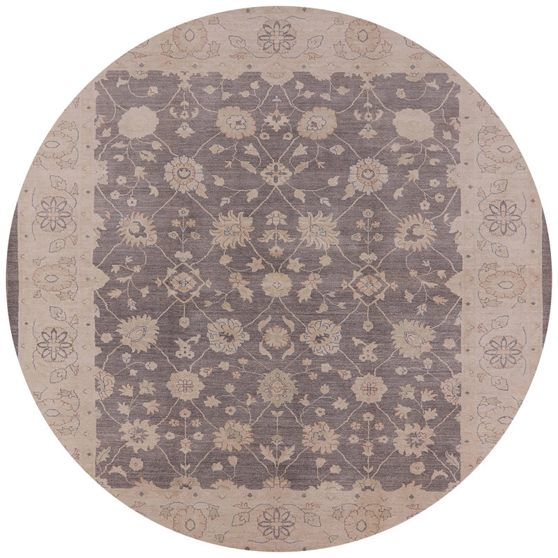 Tapis brun Tamarac, Rond 4 pi