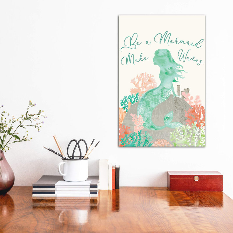 «Coastal Breeze I» par Jennifer Ellory - reproduction imprimée, Toile tendue, Pas de tapis, H 12 po x l 8 po x P 0,75 po