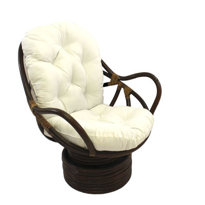 Bilyeu Upholstered Swivel Armchair