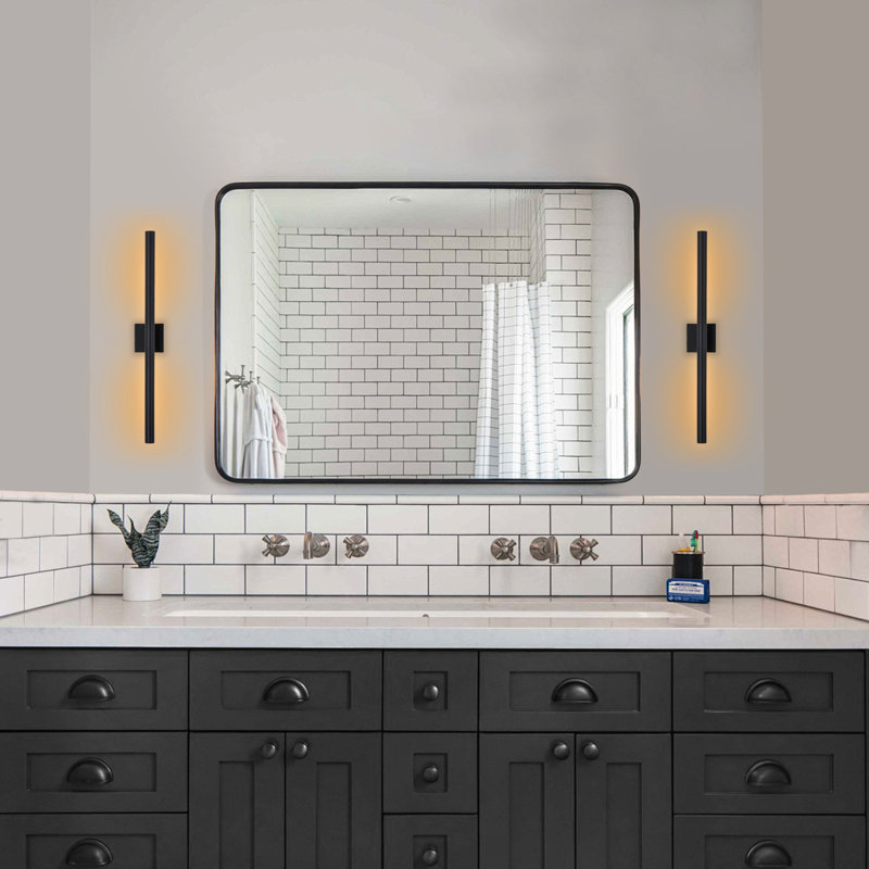 Jonavon LED Wall Light, 32" H x 4.75" W x 3.5" D