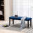 Velvet Bench For Entryway And Hallway, Blue Footrest Stool, Smooth Assembly, 330 Lbs Weight Limit Quick To Up,-1923033703