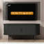 Console de télévision moderne avec porte coulissante et rangement spacieux-252325882