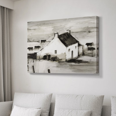 English Farmhouse II -Gallery Wraraped Cavas