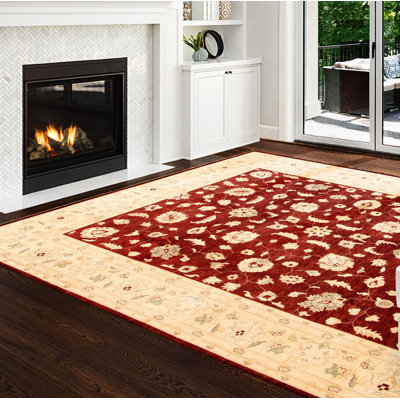Adryauna One-of-a-Kind 9'3" X 11'8" 2010s Wool Area Rug in