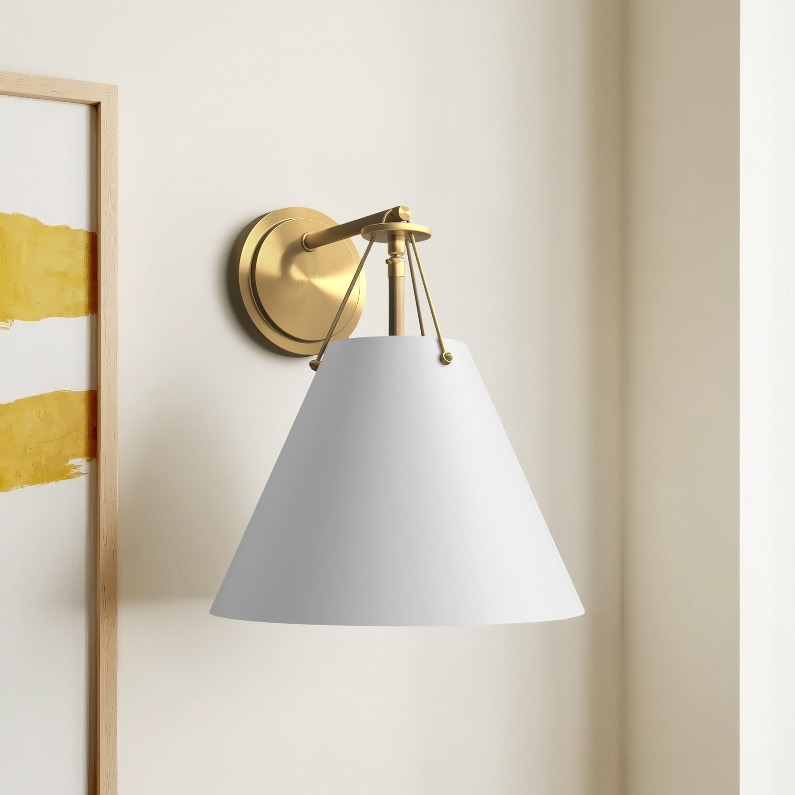 Bridie Single Light Armed Sconce