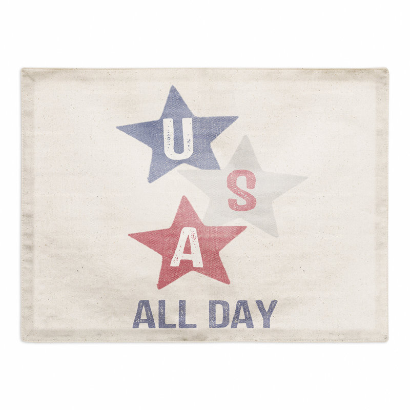 Dietert Polyester No Pattern Rectangle Placemat